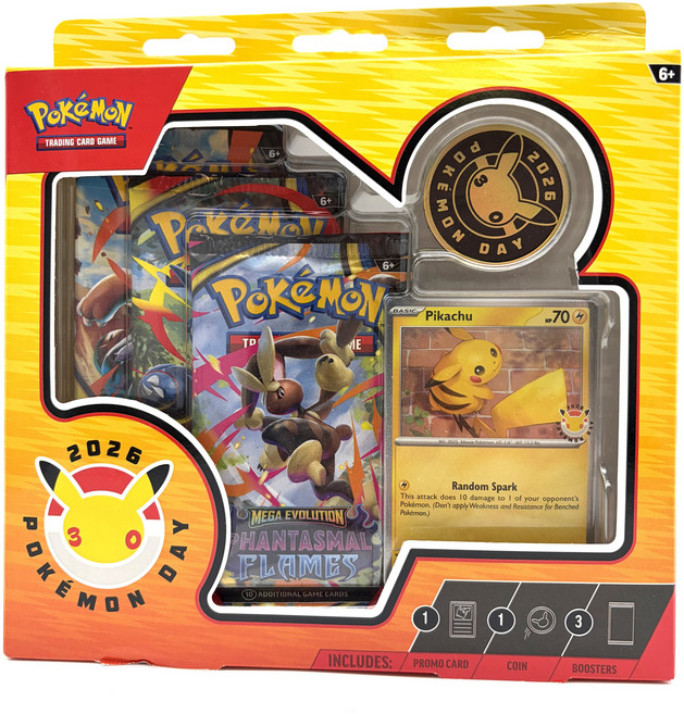 PTCG 포켓몬스터 30주년 피카츄카드세트 Pokemon Day 미국판, 1개