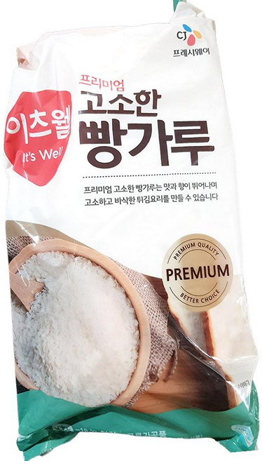 이츠웰 일식 빵가루 2kg 튀김재료, 1개