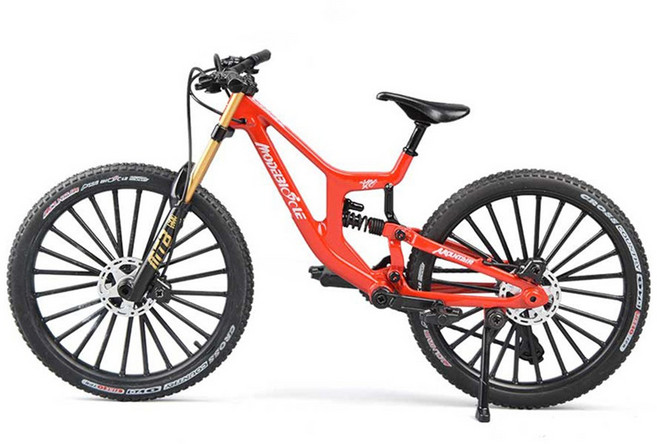 링비츠 자전거 모형 미니어처 다이캐스트 인테리어 장식품 BM12, 엔듀로 MTB-레드