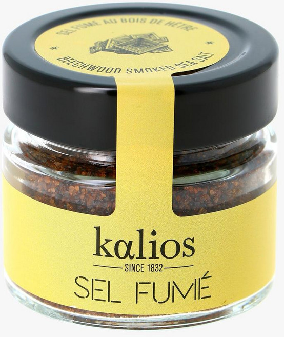 프랑스 칼리오스 Kalios Smoked salt 훈제 소금 90g, 5개