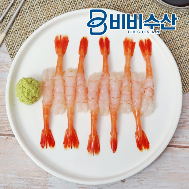 초밥재료 횟감용 단새우회, 1개, 2L