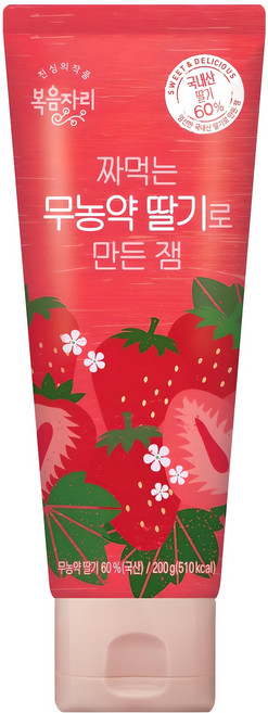 복음자리 짜먹는 딸기잼, 200g, 1개