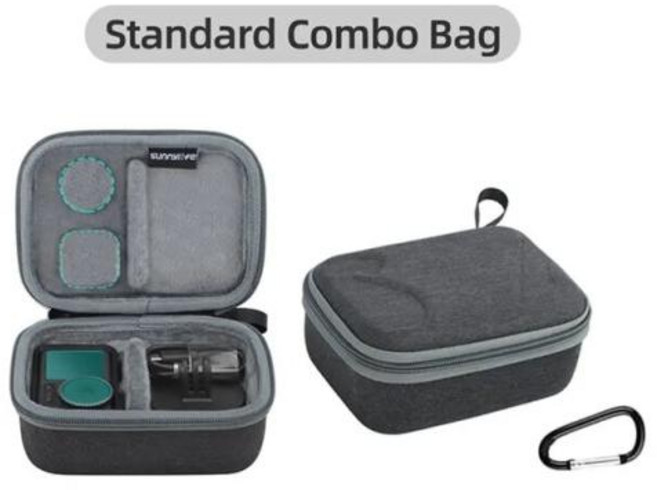 DJI Osmo 액션 4 액션 3 용 보관 가방 어드벤처 콤보 백 미니 스탠다드 콤보 백 휴대용 운반 핸드백, 1)Standard (only bag), 1개