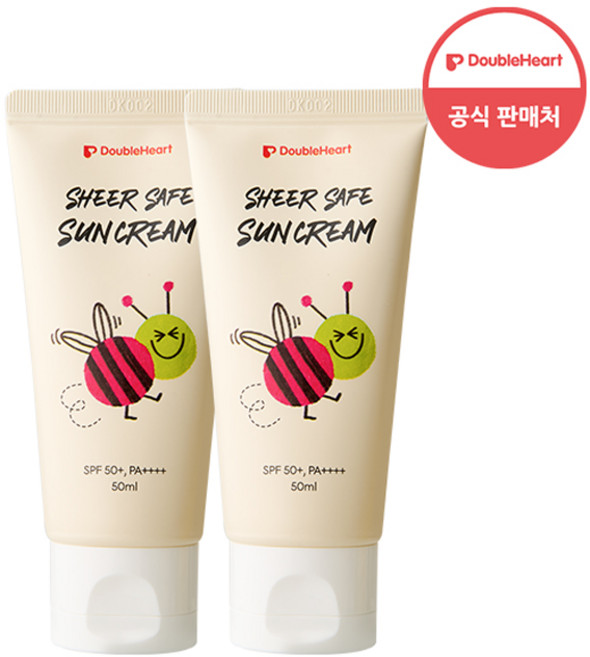 시어 세이프 선크림 (SPF50+ PA++++), 2개, 50ml
