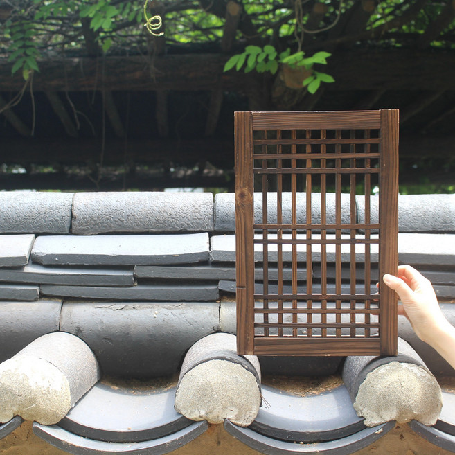 [왓위셀] 한옥 창호지문 한국 나무 창문 창살 옛날 문 (2개이상 구매시 경첩증정)