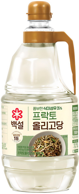 백설 프락토 올리고당, 2.45kg, 1개