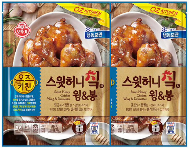 오뚜기 오즈키친 스윗허니 칰 윙앤봉, 오즈키친 스윗허니 칰 윙봉 340g 2개