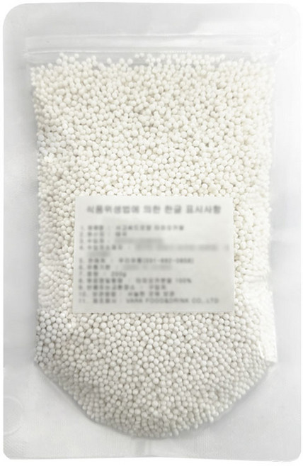 Sago Tapioca Pearls white 사고 화이트 타피오카 펄, 200g, 1개