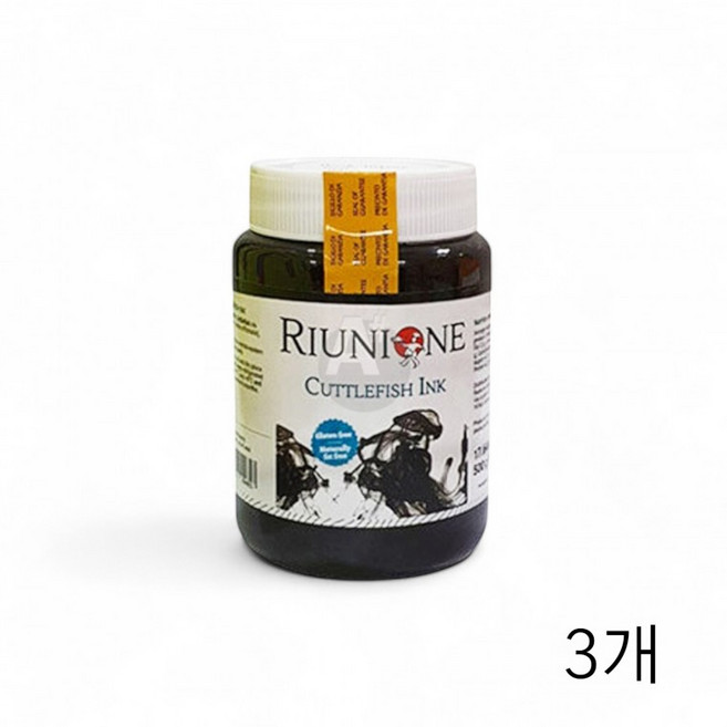 리유니온 오징어먹물 500g X 3개 먹물파스타 리유니언 식용색소 먹물리조또 먹물빵 블랙푸드, 1개, 1g