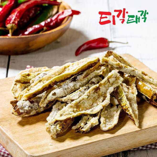 속초 중앙시장 명물 티각태각 고추부각 60g, 1개