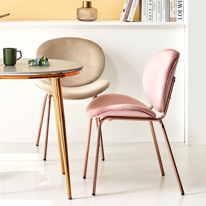 카페 커피숍 호텔 레스토랑 화장대의자 예쁜 디자인 북유럽 인테리어 포인트 쿠션 공주 아트 벨벳체어, 글로리블루, 1개