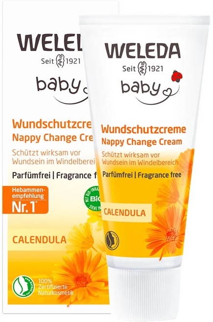 독일 내수용 벨레다 베이비 카렌듈라 기저귀 크림 무향, 5개, 75ml - 쿠팡