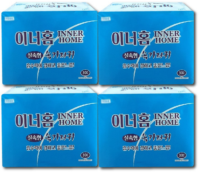 이너홈 절약형패드 / 성인용 속기저귀(실속형) / 산모용 패드, FREE, 30개입, 4개