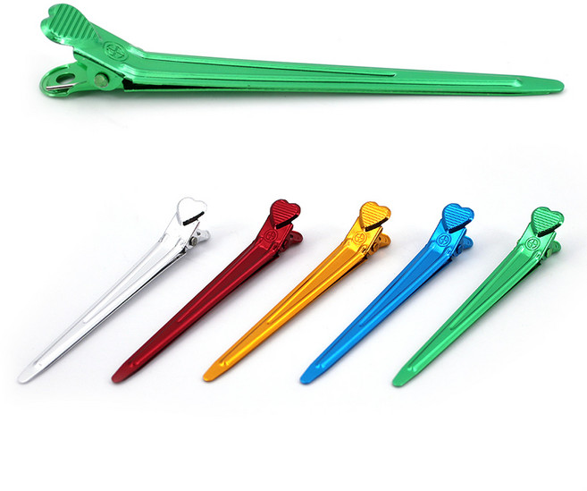 컬러 철핀셋 10개입 1세트 색상선택 헤어클립 집게 머리핀, 1개, 골드