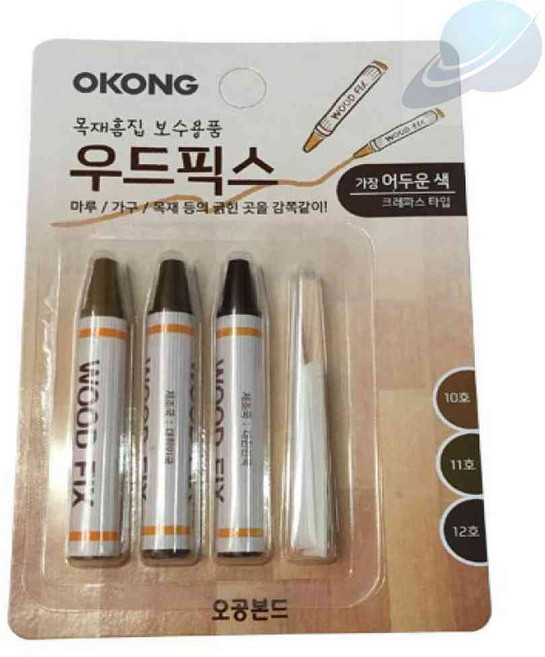 노드룸 오공 우드픽스 가구 목재 흠집보수제 가구리폼용품, 중간색, 중간색