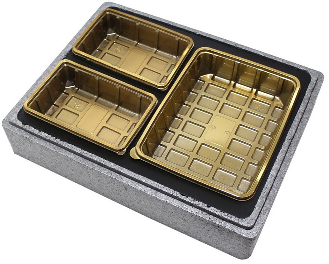 정육포장 스티로폼박스 속지3칸 (종합1호용), 1개, 1개입