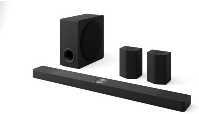 LG S95TR 9.1.5채널 OLED evo TV 매칭 홈 시어터 사운드바와 후면 서라운드 스피커 및 무선 서브우퍼 와우 오케스트라 돌비 애트모스 와우캐스트 내장 (20, 1개