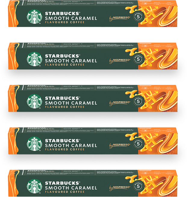 스타벅스 스무스 캐러멜향 캡슐커피, 5.1g, 10개입, 5개