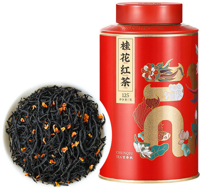 정산소종 계화홍차 달콤한 향 특급 진향 명품 홍차 125g, 1개, 1개입