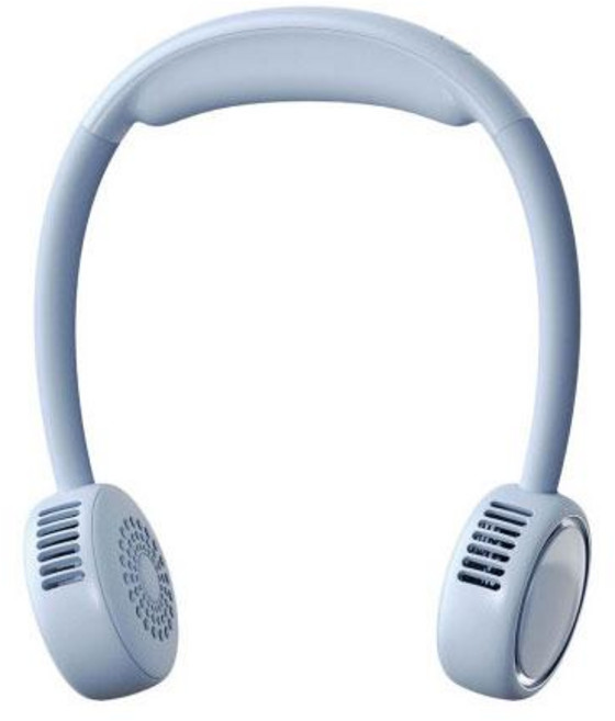 블루필 엣씨 넥밴드 선풍기 BFN601 팬톤블루 Bluefeel, 단품, 에씨 블루 (대용량배터리/360도회전)