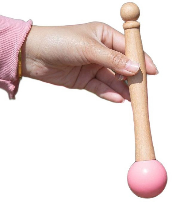 싱잉볼 스틱 크리스탈, 1개, 화이트 러버 링