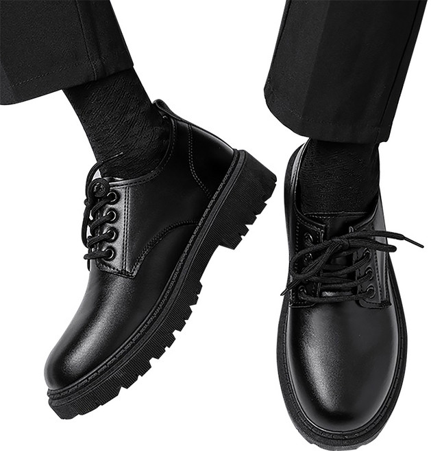 남자 캐주얼 더비 구두 키높이 로퍼