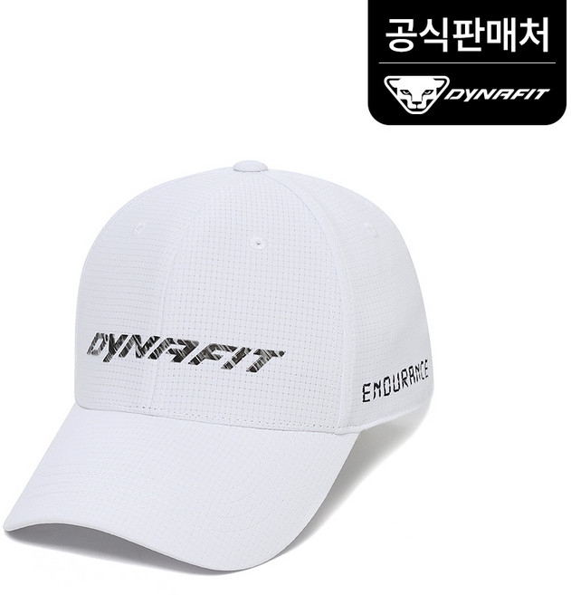 다이나핏 공식 남여공용 엣지핏 코어 볼캡 야구 모자 YUA23C12W2, White, 1개