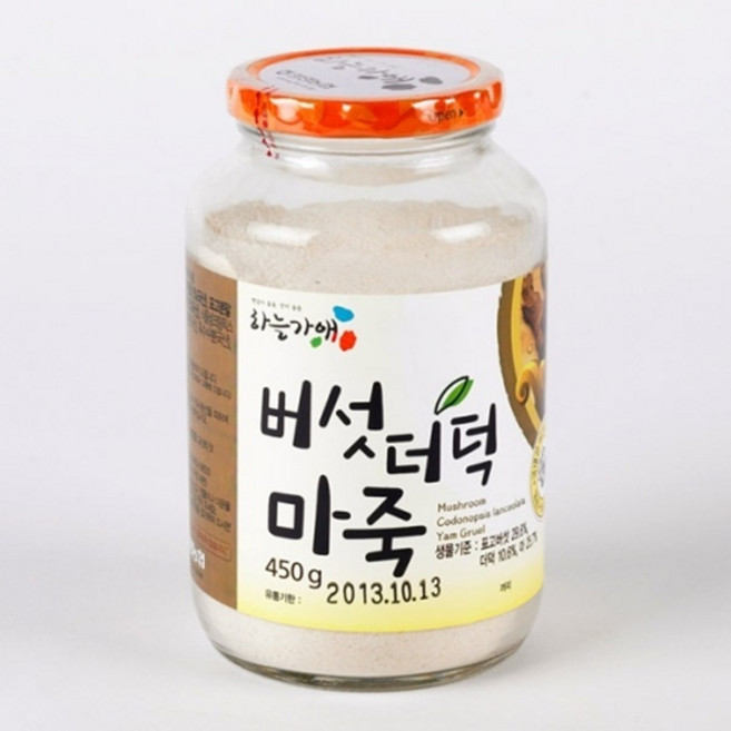 [하늘가애] 안전한 먹거리 전문 함양농협 버섯더덕마죽 450g, 1개