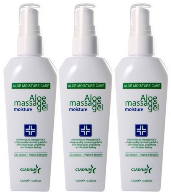 클라디움 알로에젤 펌프 120ml 12개 업소용 마사지젤 수용성 아쿠아젤 증정