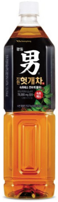 광동 진한 남자 헛개차 1.5L, 4개