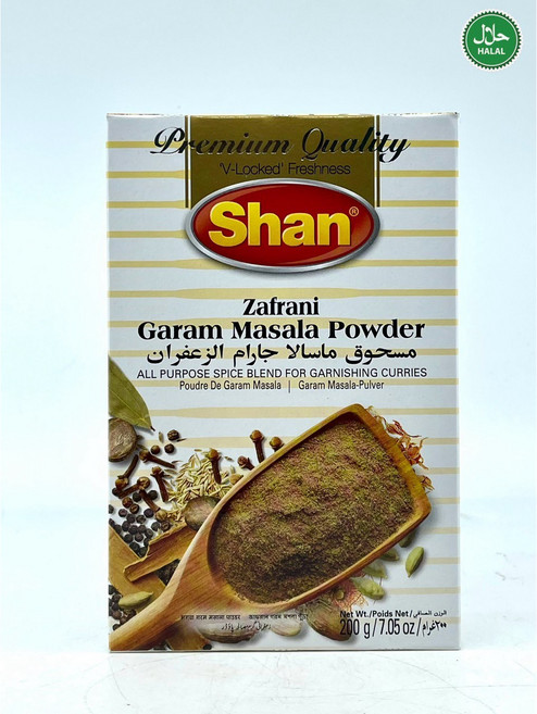 Shan Premium Zafrani Garam Masala Powder 샨 프리미엄 자프라니 가람 마살라 파우더, 200g, 2개