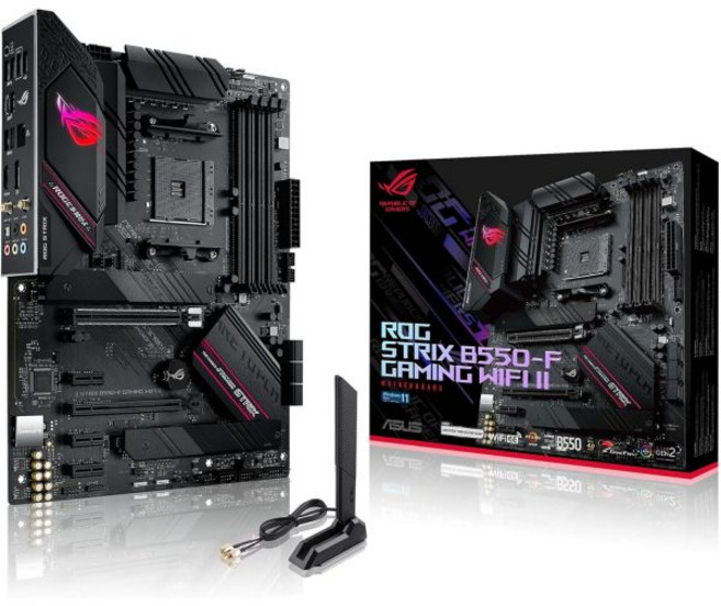 에이수스 ROG 스트릭스 B550F 게이밍 WiFi II AMD AM4 3세대 라이젠 ATX 마더보드 PCIe 4.0 6E 2.5Gb LAN BIOS 플래시백 HDMI, B550-F Gaming WiFi II (V2)