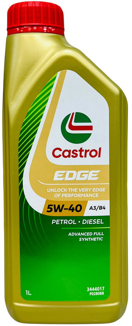 油工廠 CASTROL EDGE A3/B4 5W40 1L 全合成機油, 1個