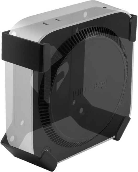 IFCASE Monitor Vesa 책상 아래 맥 미니 2018-2023 M1 M2용 벽 마운트 열 방출 긁힘 방지 디자인(블랙), 블랙