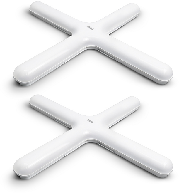 금호전기 번개표 엘바 LED 십자등 60W (2개입) 방등 거실등 등기구 등기구교체