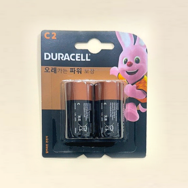 건전지 알카라인 듀라셀 C