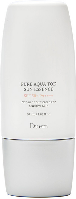 듀엠 퓨어 아쿠아 톡 선 에센스 무기자차 선크림 SPF50+ PA++++ 50ml, 1개