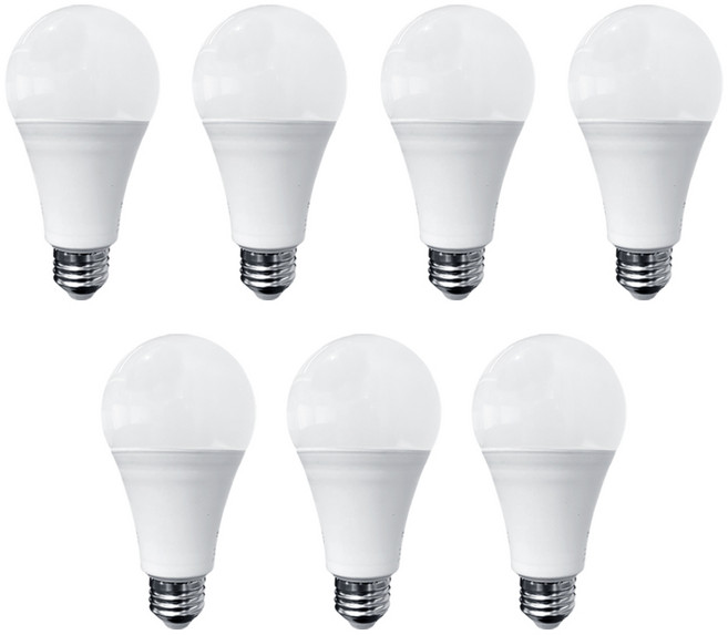 KS인증 LED 전구 15W E26 전등교체 (삼파장램프 30W 대체 가능), 7개, 주광색