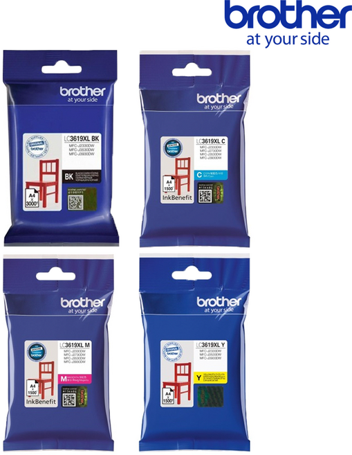 토너피아 브라더 정품잉크 LC3619XL 4색, 05_브라더정품_LC3619XL 4색세트, 1개