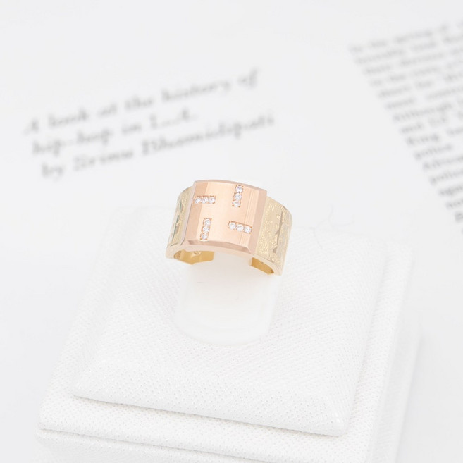 루키스톤 14k 도렌트 만자반지 14k반지