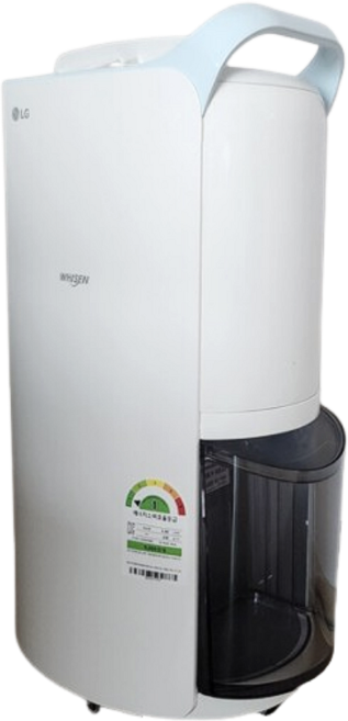 LG전자 휘센 듀얼인버터 제습기 20L 블루 1등급 DQ205PBBC 자동건조