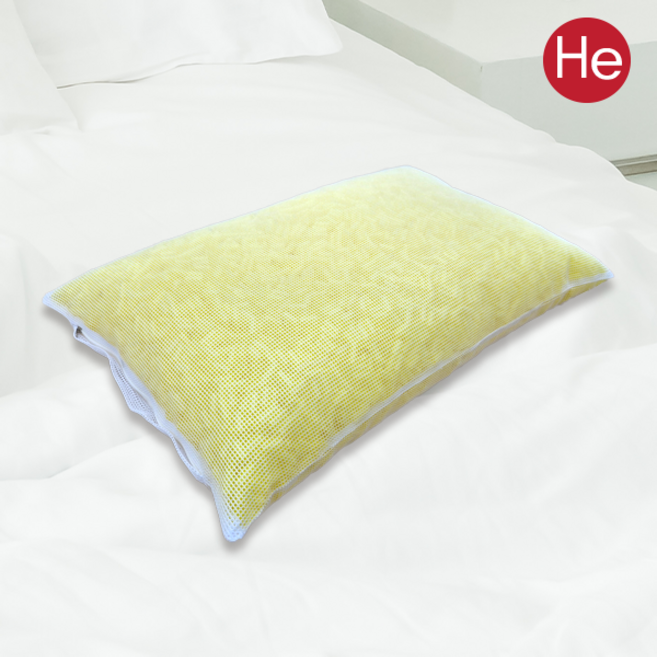 유니코아 바이오세라믹 칩베개 사각, 옐로우, 옐로우