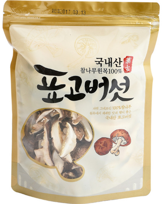 산천농원 국내산 표고채 슬라이스 80g, 1개