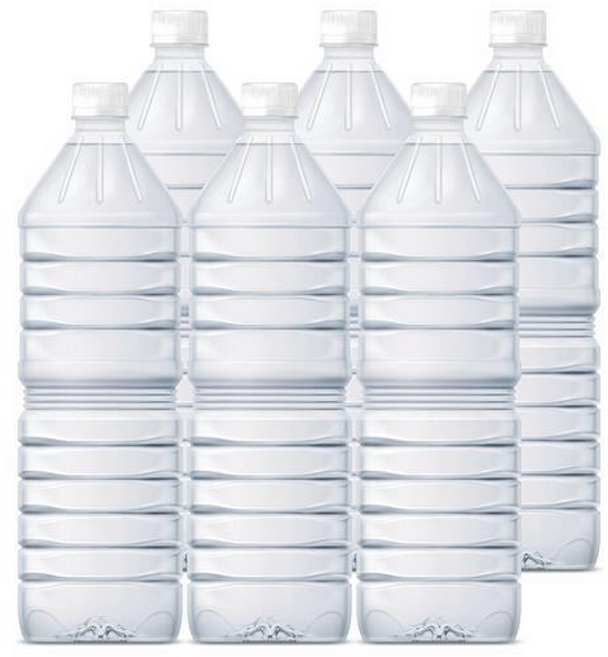 지리산물하나 ECO생수 미네랄워터 무라벨, 1개, 2L