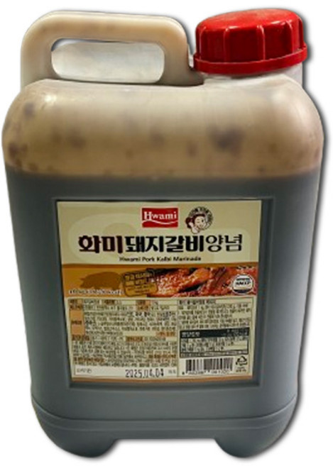 화미 돼지갈비양념, 1개, 10kg