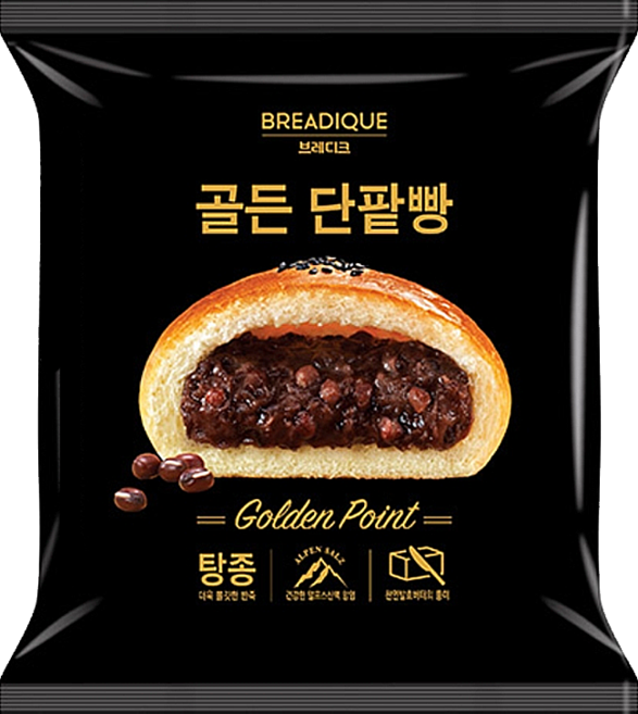 브레디크 골든단팥빵, 10개, 125g