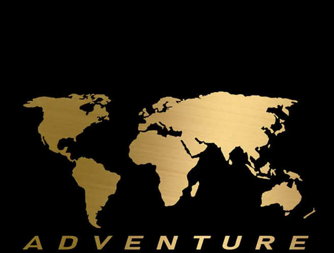 IVECO세계지도 범용 자동 스티커 아트 자동 오토바이 트럭 레이싱 SUV 범퍼 노트북 가방 비닐 데칼, 04 금, 02 XL