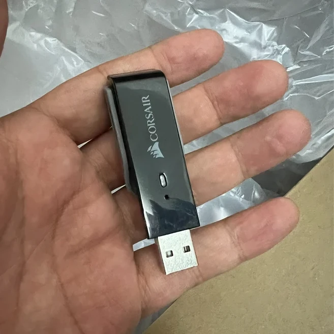 Corsair Void RGB Elite / Pro 게이밍 헤드셋용 교체용 무선 동글 수신기 - 90% 새 제품, 01 1pc Dongle, 01 China Mainland