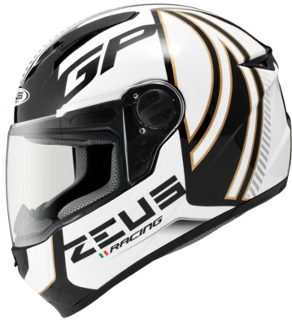 瑞獅 ZEUS ZS-811 AL2 高CP值 入門必備 輕量 全罩式 安全帽 單鏡片, 黑/白,L
