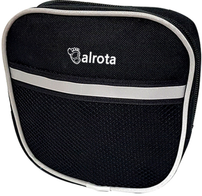 발로타 킥보드 자전거 핸들 가방, 블랙, 1개